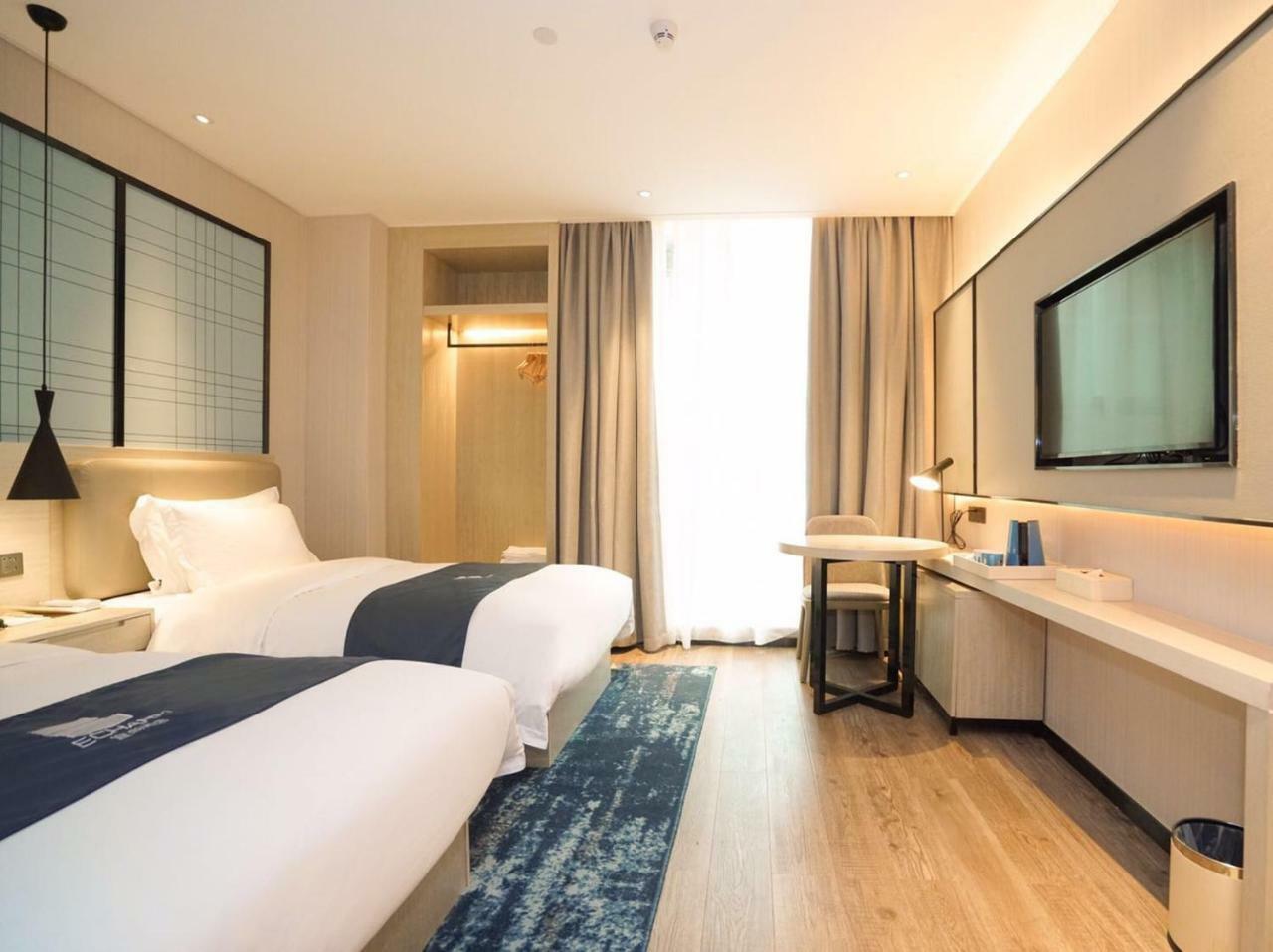 Echarm International Hotel Canton Tower Pazhou Convention And Exhibition Center Lujiang Subway Metro Branch - Free Shuttle Bus To Canton Fair Complex During Canton Fair Period Guangzhou Bagian luar foto